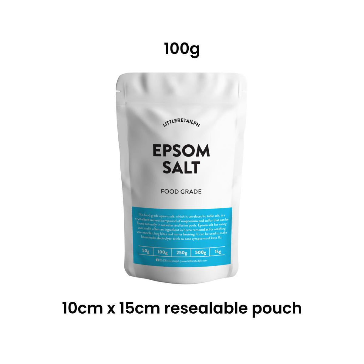 Epsom Salt (Food Grade) Little Retail PH