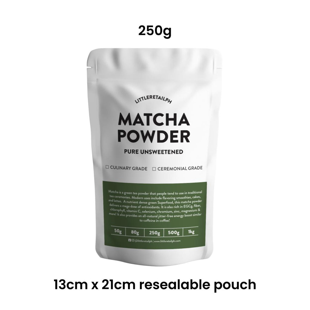 Powder Philippines Pure Unsweetened Matcha Powder – Little Retail PH