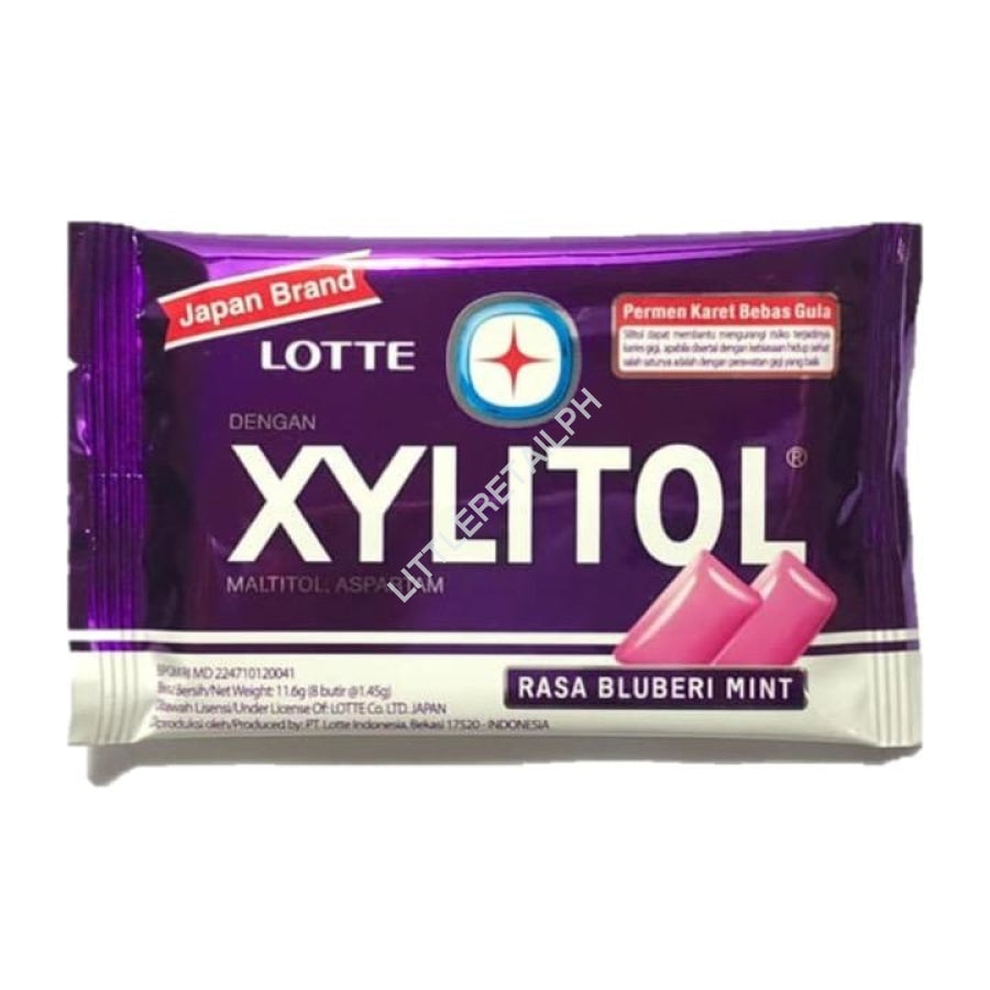 Lotte Xylitol Gum Blueberry (Purple)